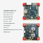 Aocoda-rc F4 V1.1 Flight Controller F405 Betaflight/inav Osd Mpu6500/mpu6000 16m Blackbox 3-6s Flight Control for Rc